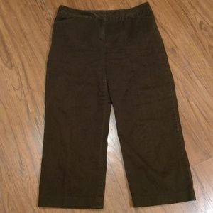 Nine & Company Capris Pants Brown Size 12